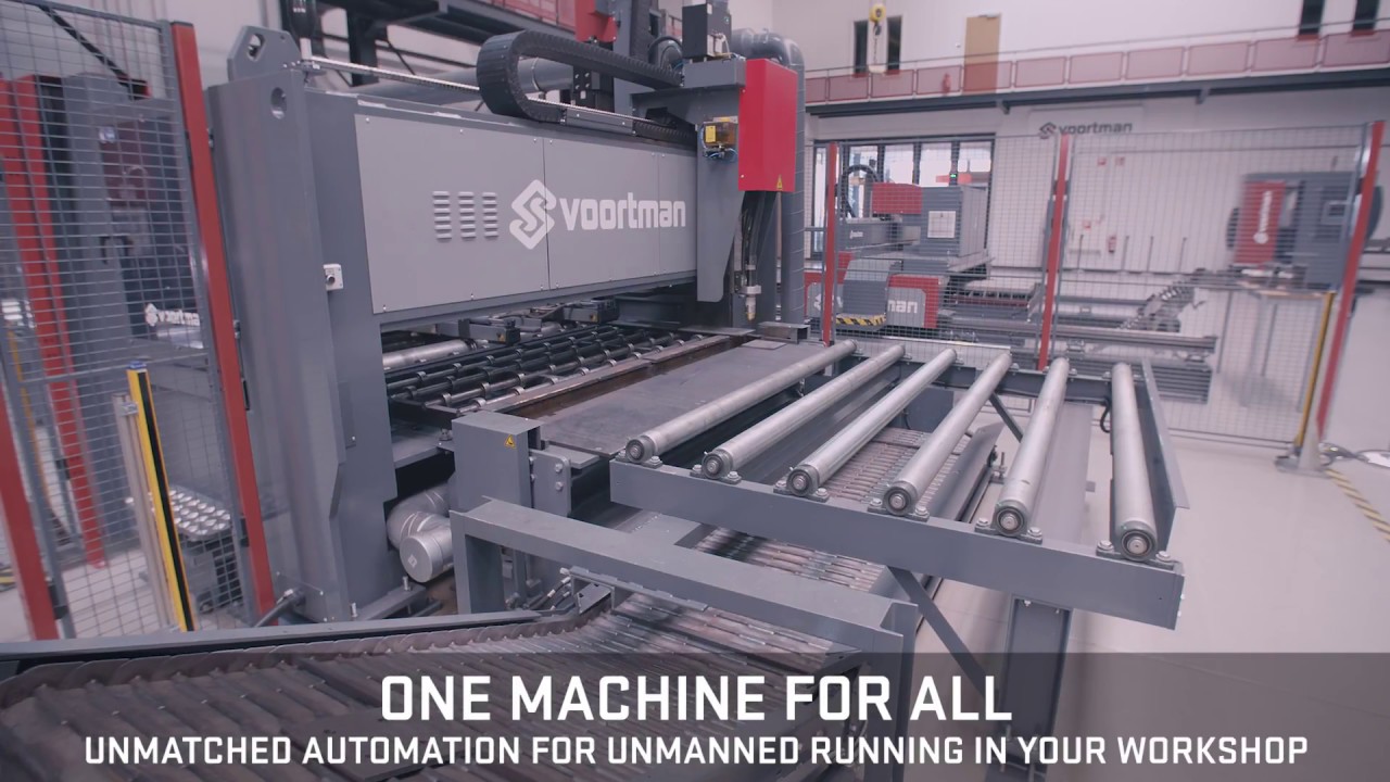 Voortman V320 | Combined plate drilling and cutting