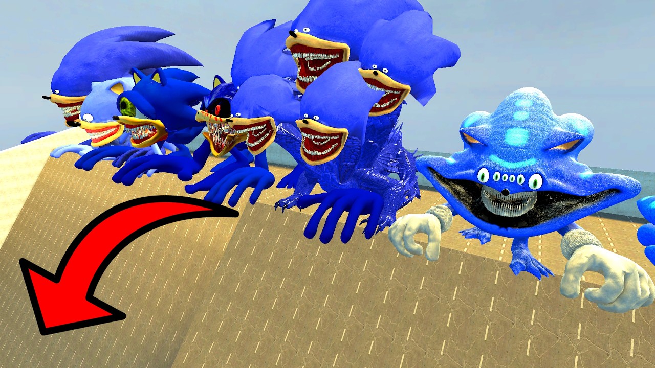 GIANT SLOPE | ALL SHIN SONIC TAPES FAMILY SPARTAN KICK in Garry's Mod
