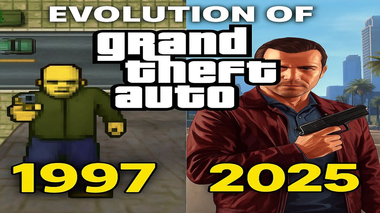 Evolution of Grand Theft Auto games | 1997 - 2025