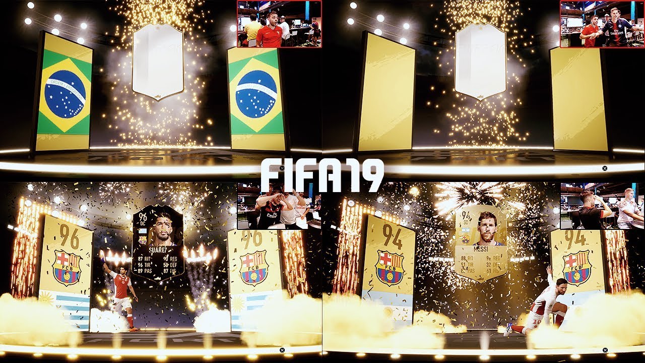 4 ICONOS ... ESTE ES EL MEJOR PACK OPENING DE FIFA 19 !!!