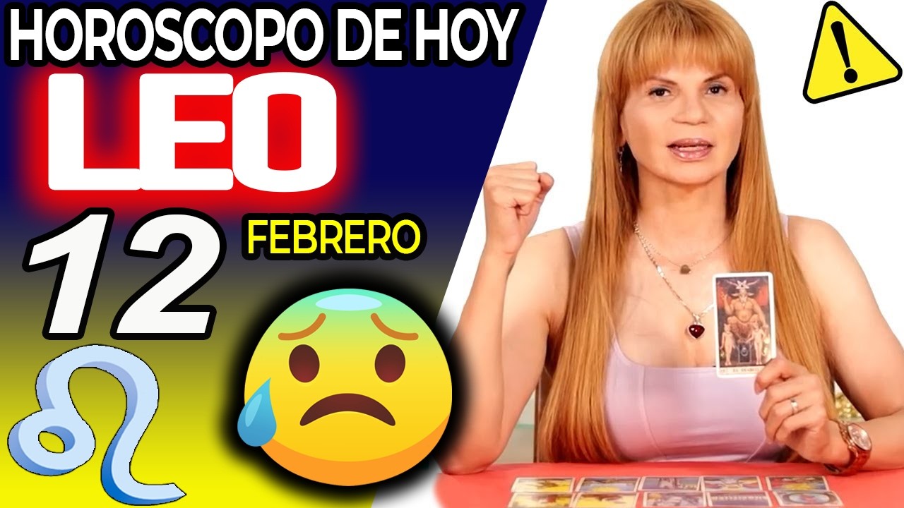 LEO ♌TE VA A DAR UN INFARTO❗️😰PROXIMAS 48 HORAS⏳ Horóscopo De Hoy 12 De Febrero 2026 | Mhoni Vidente