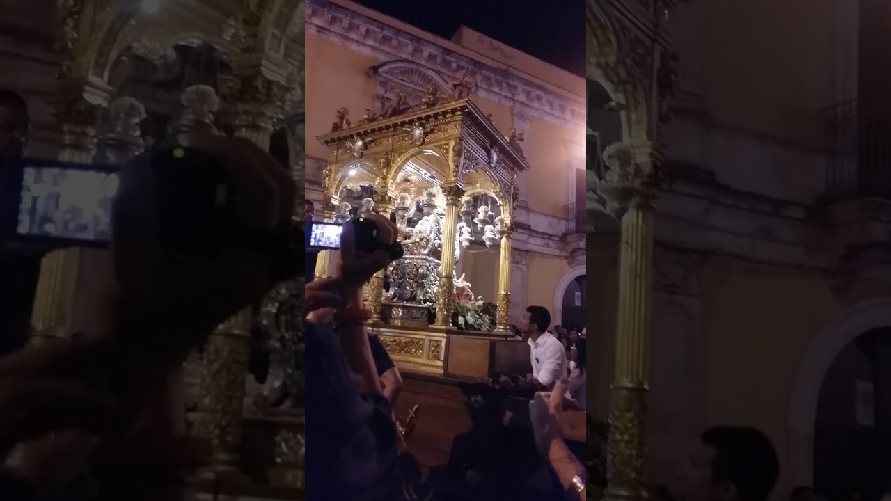 SANTA LUCIA 2017 CARLENTINI (Notte del 29 agosto ore 2 circa)DEL VENERATO SIMULACRO DELLA PATRONA