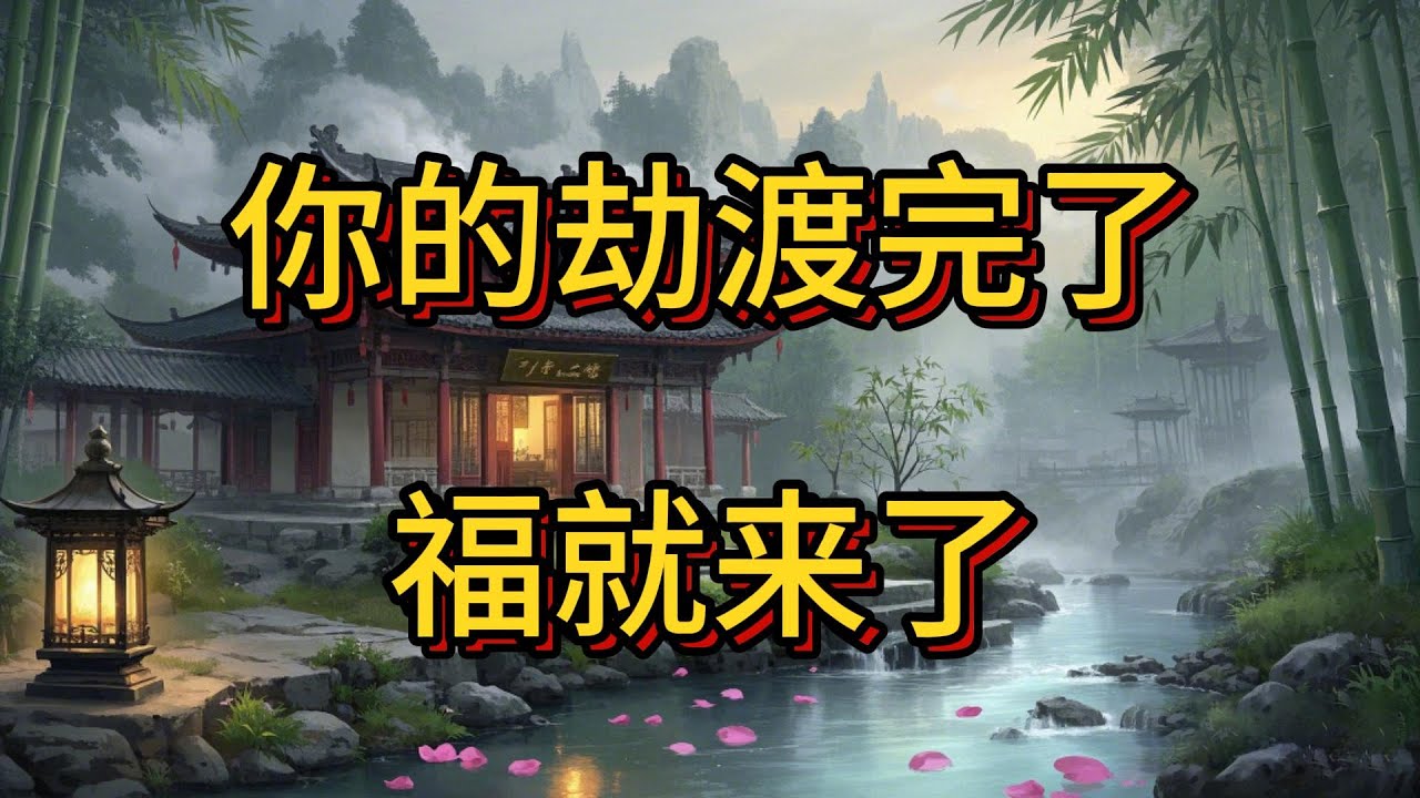 你的劫渡完了，福就来了。从劫难中汲取力量，成就更好的自己。情义、欲望、疾病与贫穷的挑战，如何开启福运之门？#中年危機 #人生挑戰 #福運開啟