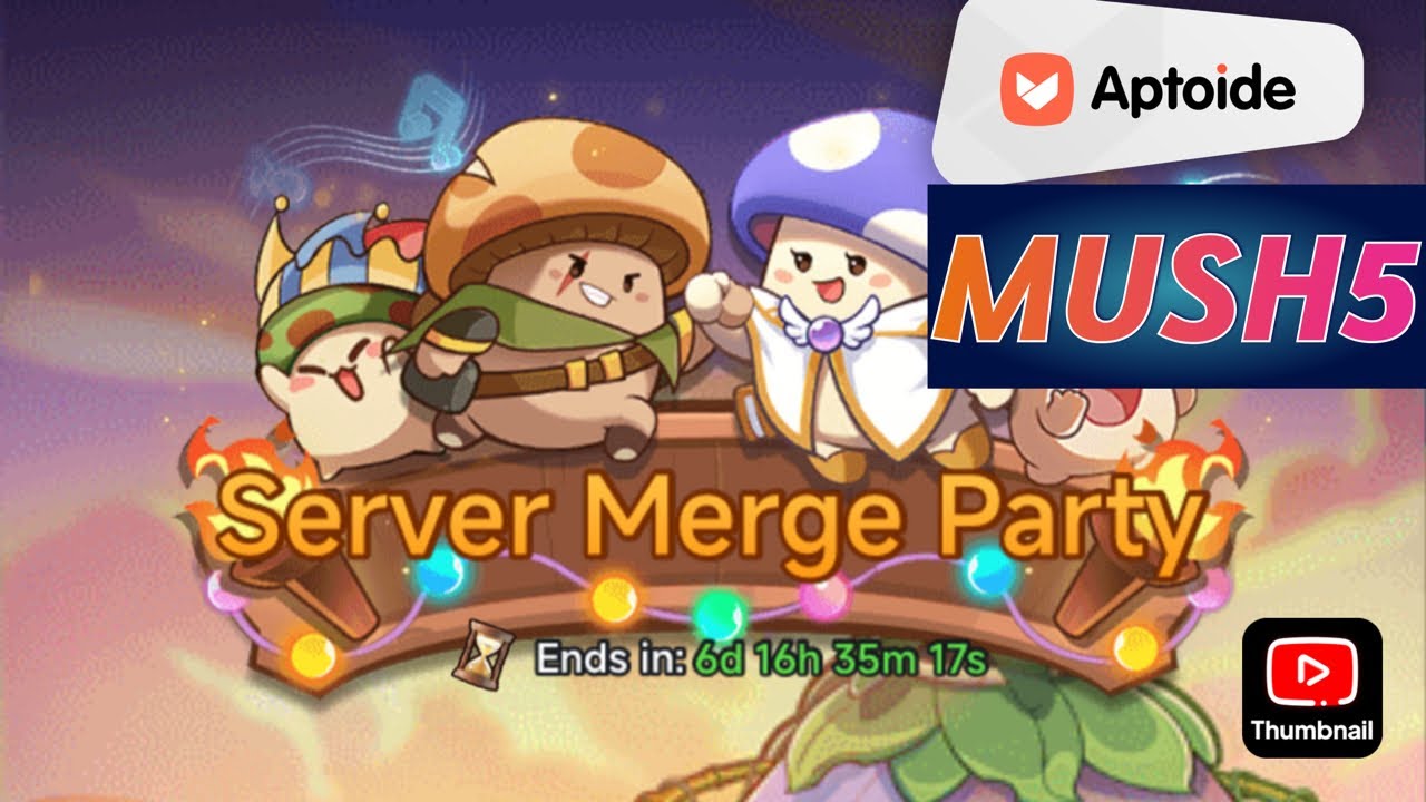 Legend of Mushroom- Day 1 of Merge events