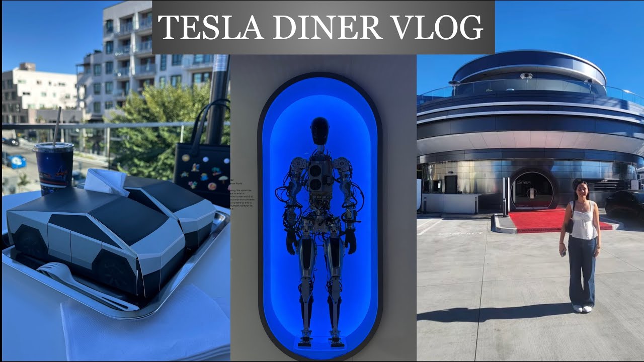 Tesla Diner Vlog For My Dad