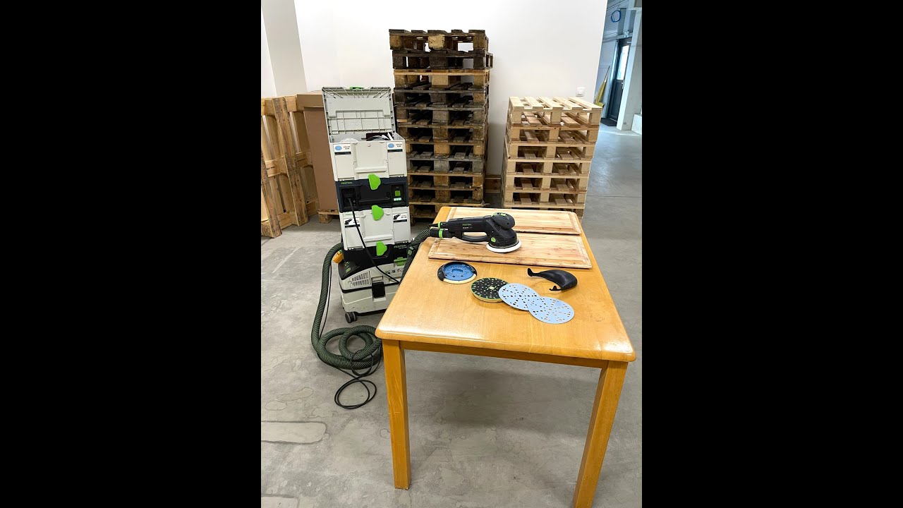 Použití rotačně-excentrické brusky Festool RO 150