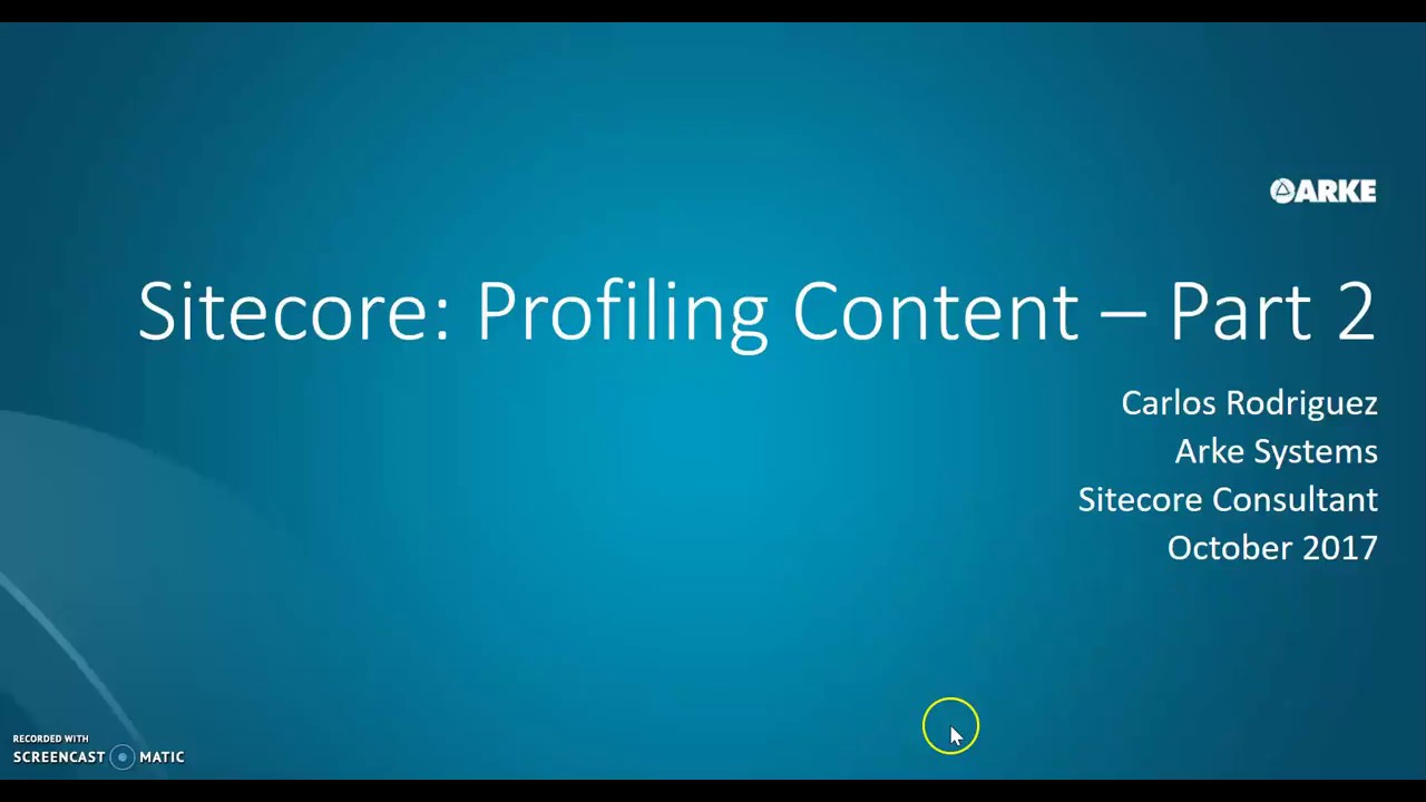 Creating Sitecore Profile Cards & Profile Keys for Personalization - Part II