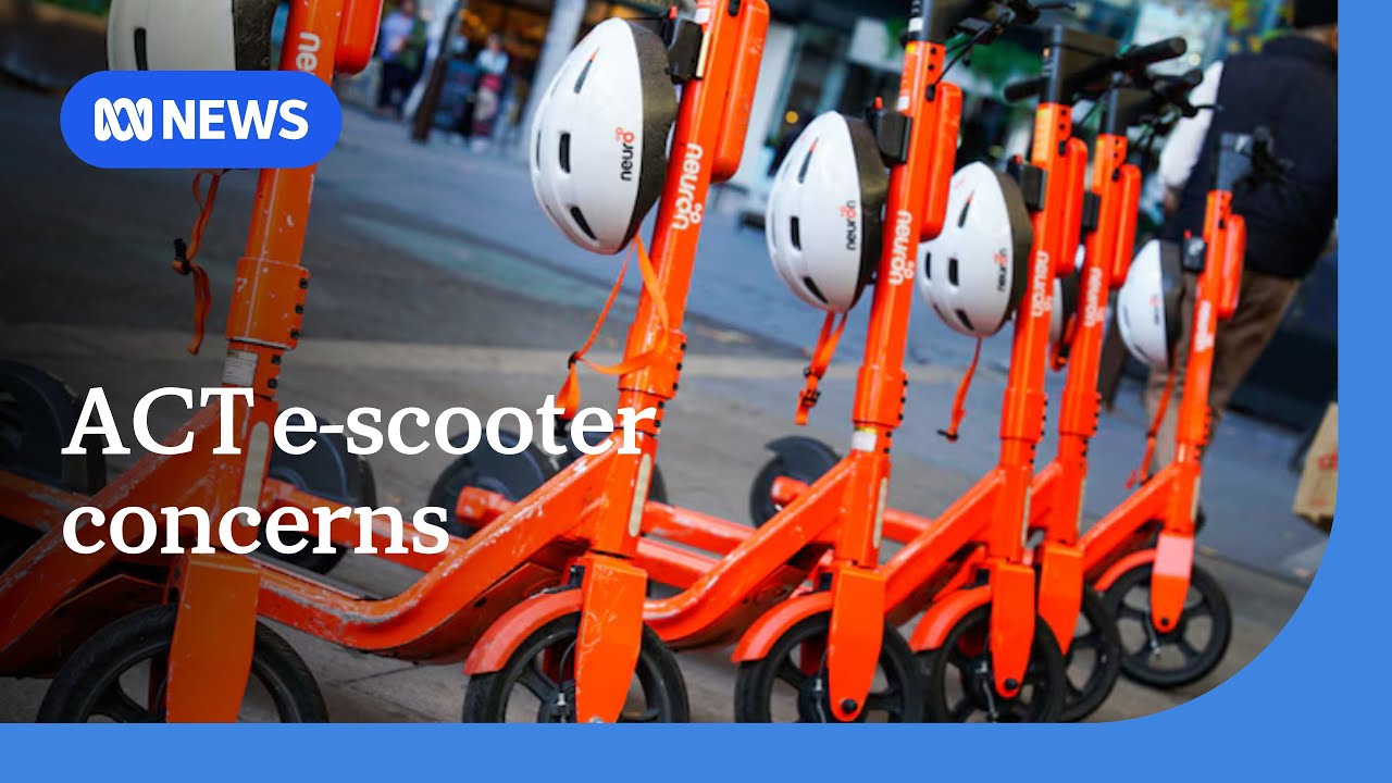 Two-thirds of e-scooter users break the law as ACT government to open market | ABC NEWS