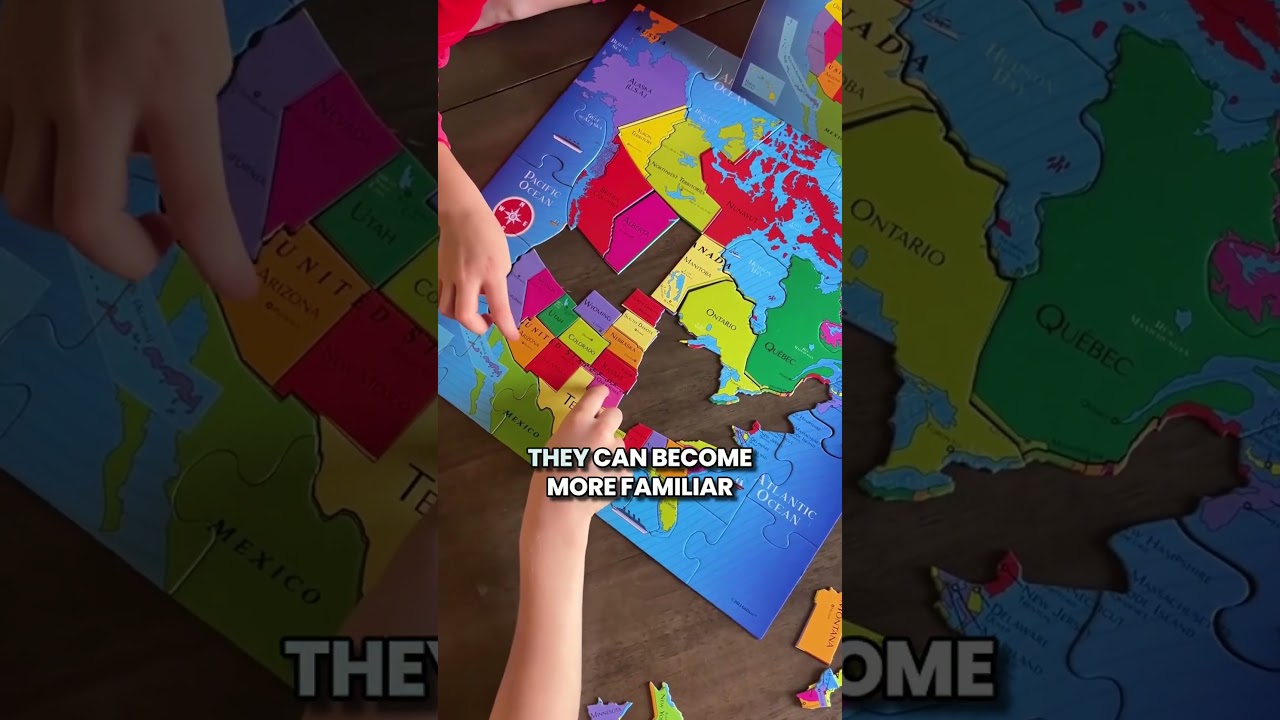 Learn about the whole world with the GeoPuzzle 6-pack