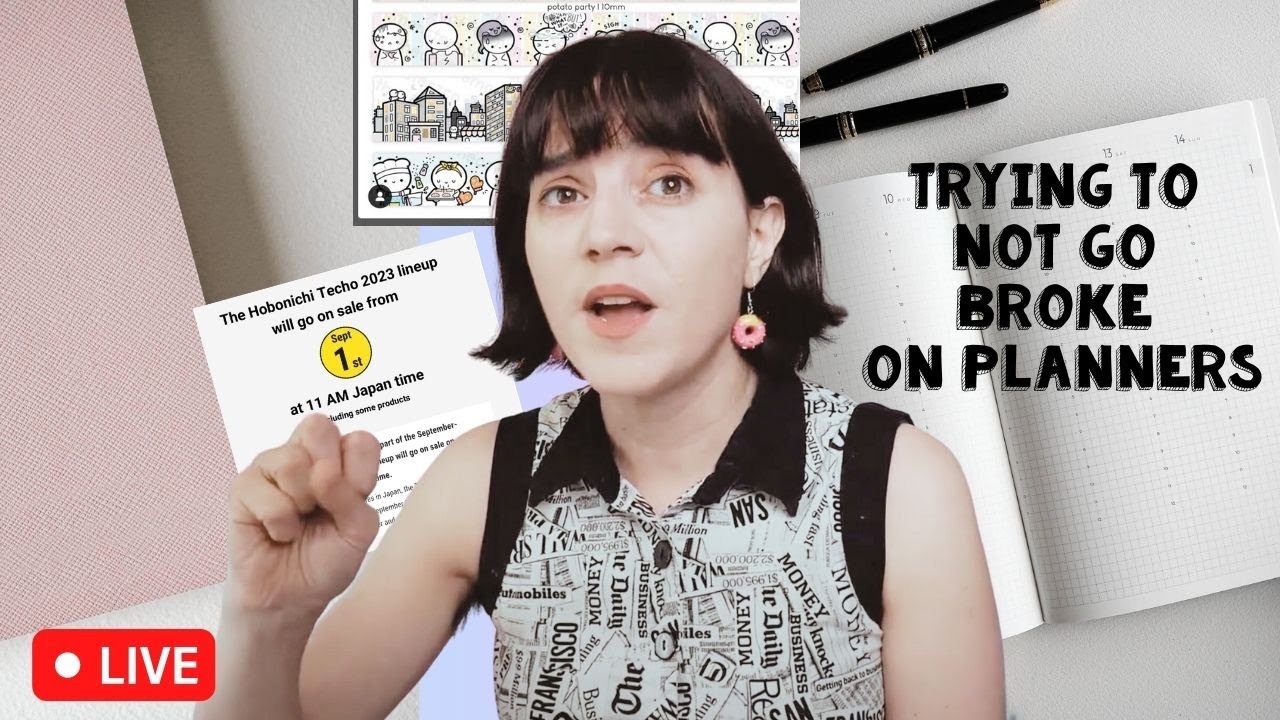 🔴 Live: Fighting overconsumption during planner season | Common Planner + Hobonichi