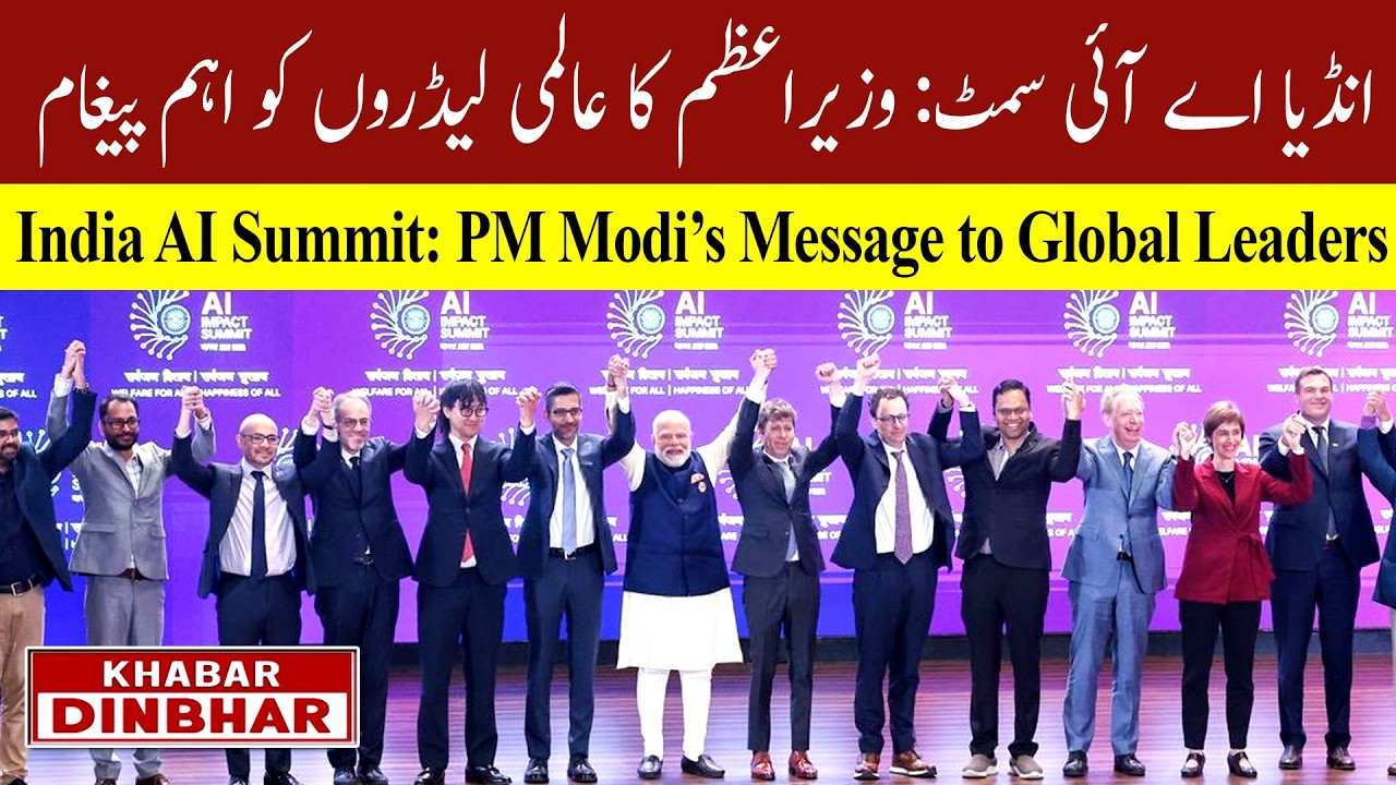 PM Modi Calls for Democratizing AI at India AI Impact Summit 2026 |  Khabar Din Bhar
