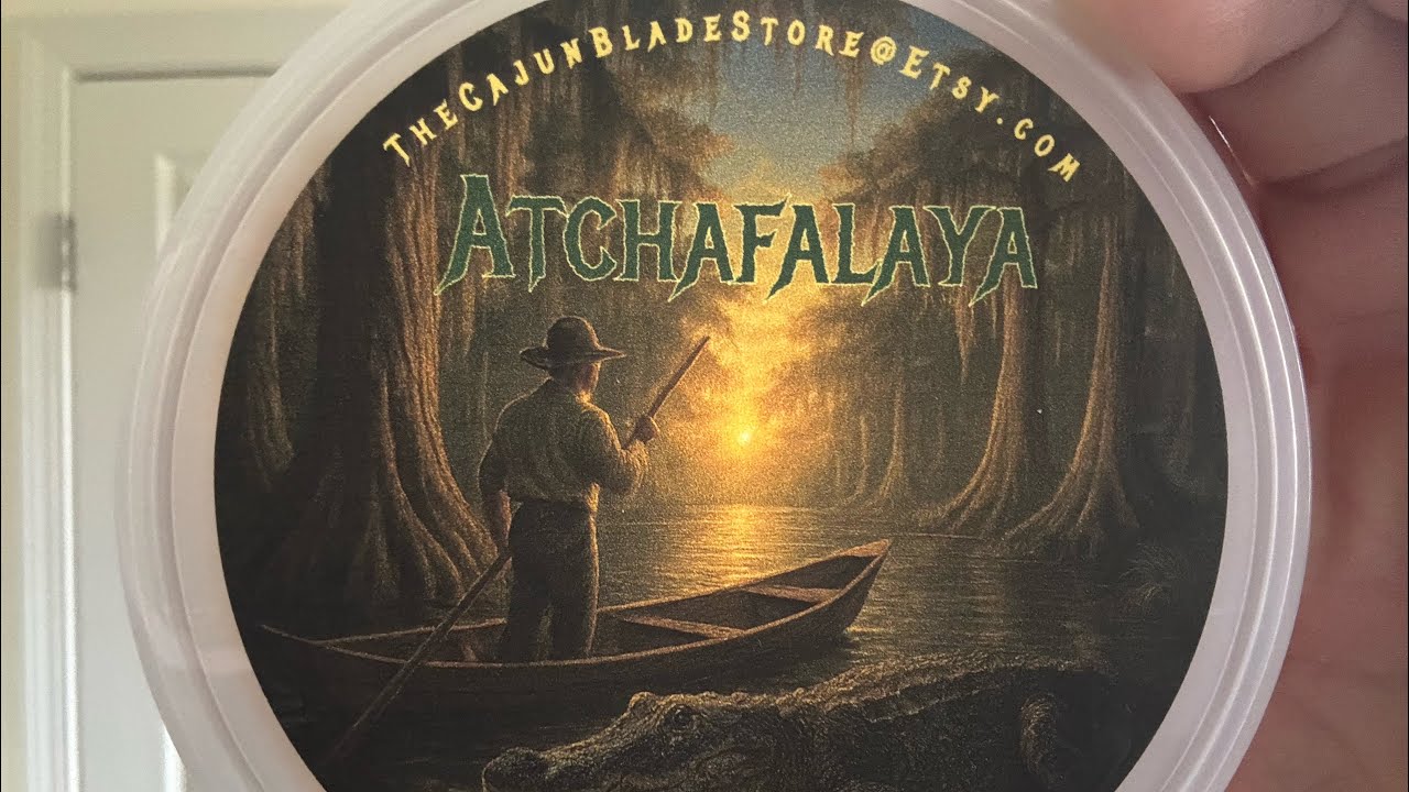 Бритва Koraat Straight Razor с мазью Atchafalaya от The Cajun Blade