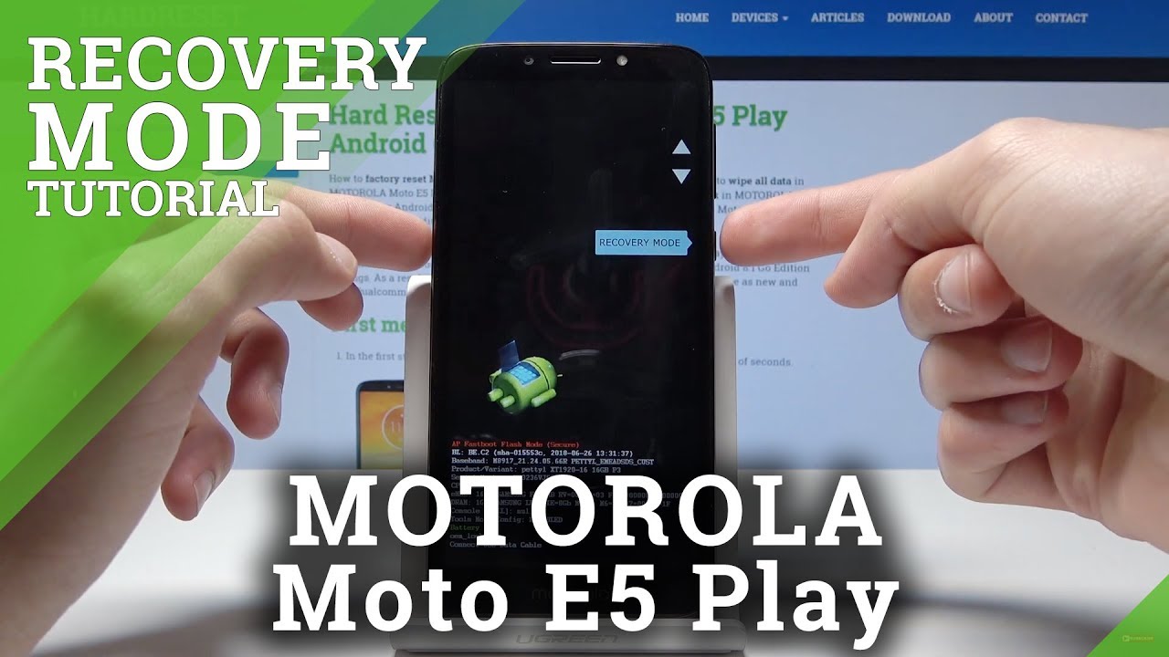 How to Enter Recovery Mode on MOTOROLA Moto E5 Play - Enter & Quit Recovery Menu