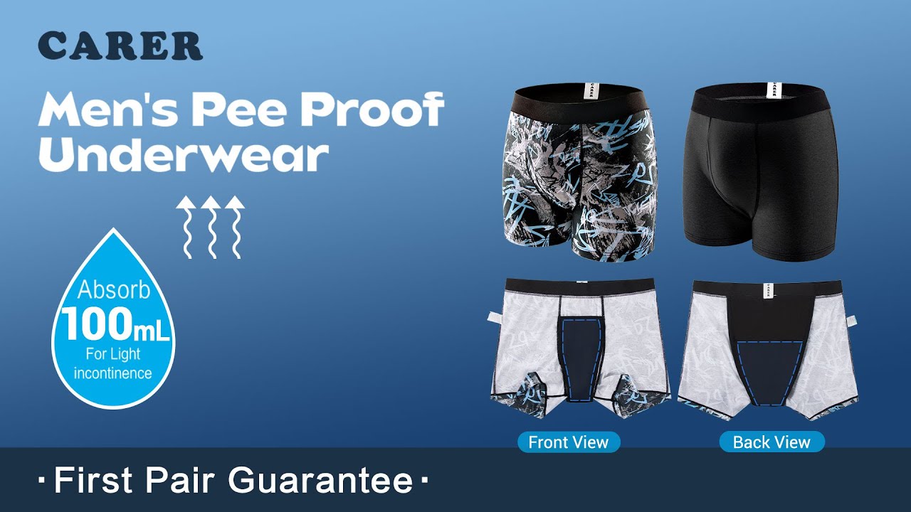 Stylish Men&rsquo;s Incontinence Underwear | M88 Leakproof, Breathable & Confident All Day