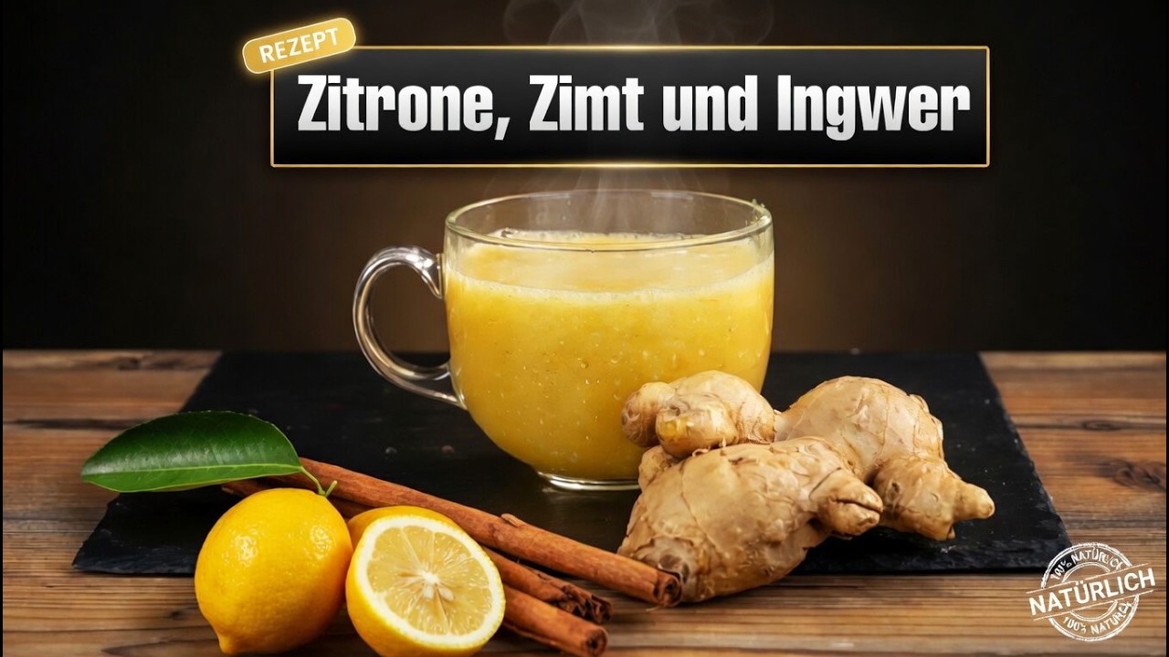 ✅☕😋 INGWER-ZIMT-ZITRONENTEE: Einfaches Naturheilmittel