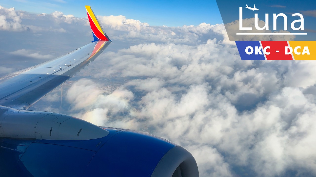 Southwest Airlines Boeing 737-700 Flight From Oklahoma City to Washington Reagan