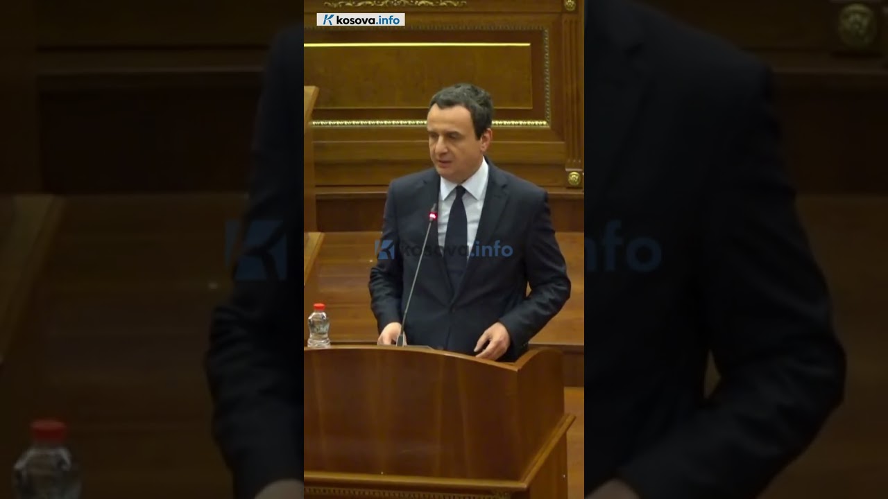 Kurti mbështet Thaçin dhe tjerët në Hagë, në fjalimin e tij