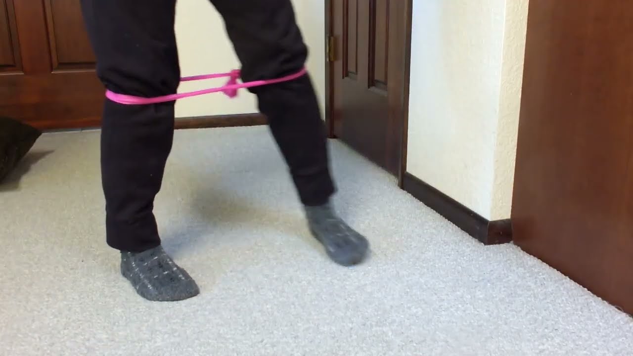 lateral walk squat for sciatica pain)