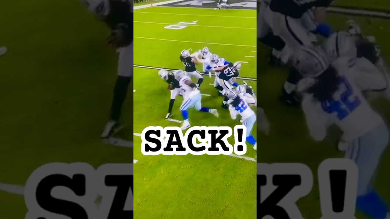 SACK by COWBOYS DEFENSE!