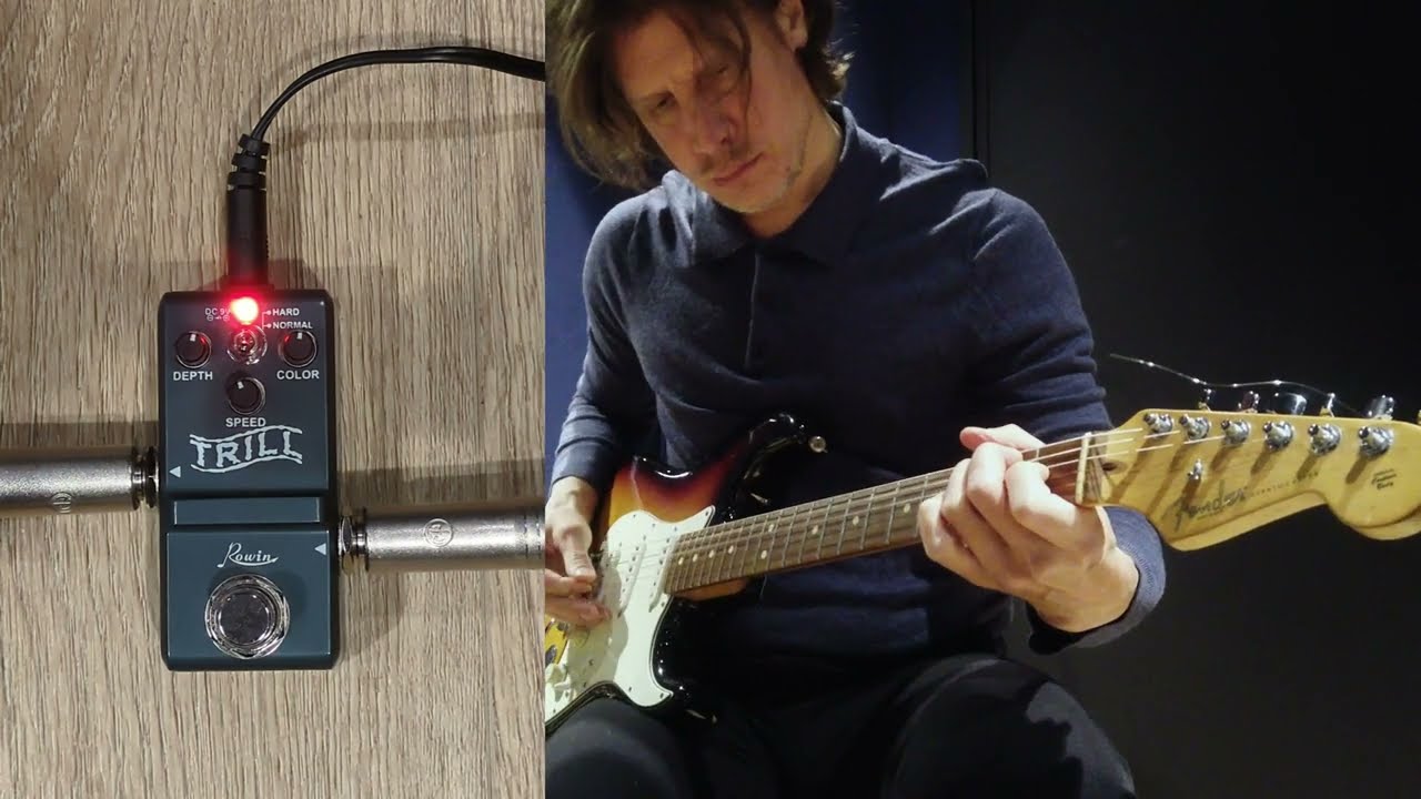 Rowin Trill - a budget tremolo pedal and it's compact