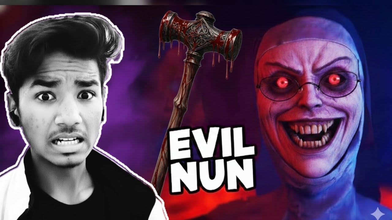 This Nun Is Scarry I Have To Leave Her Cursed As Soon As Possible !! ( Evil Nun Free For Android)