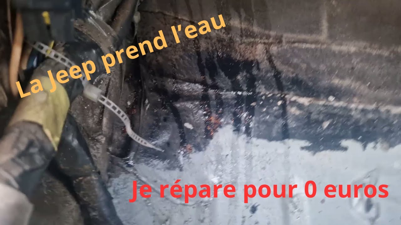 Comment réparer les entrées d'eau dans la jeep pour pas chère