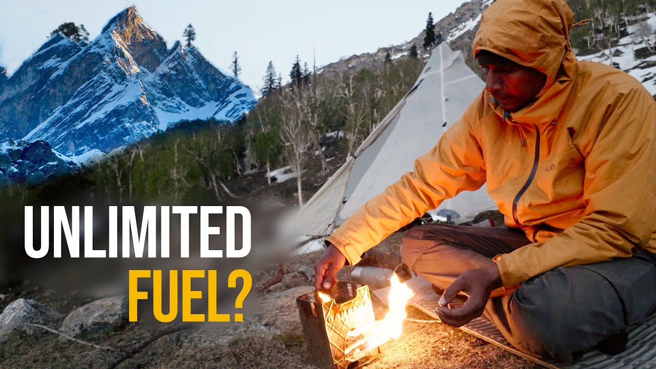 Summer Camping with a Wood Stove on the Majestic Agyasol Mountain in Kishtwar