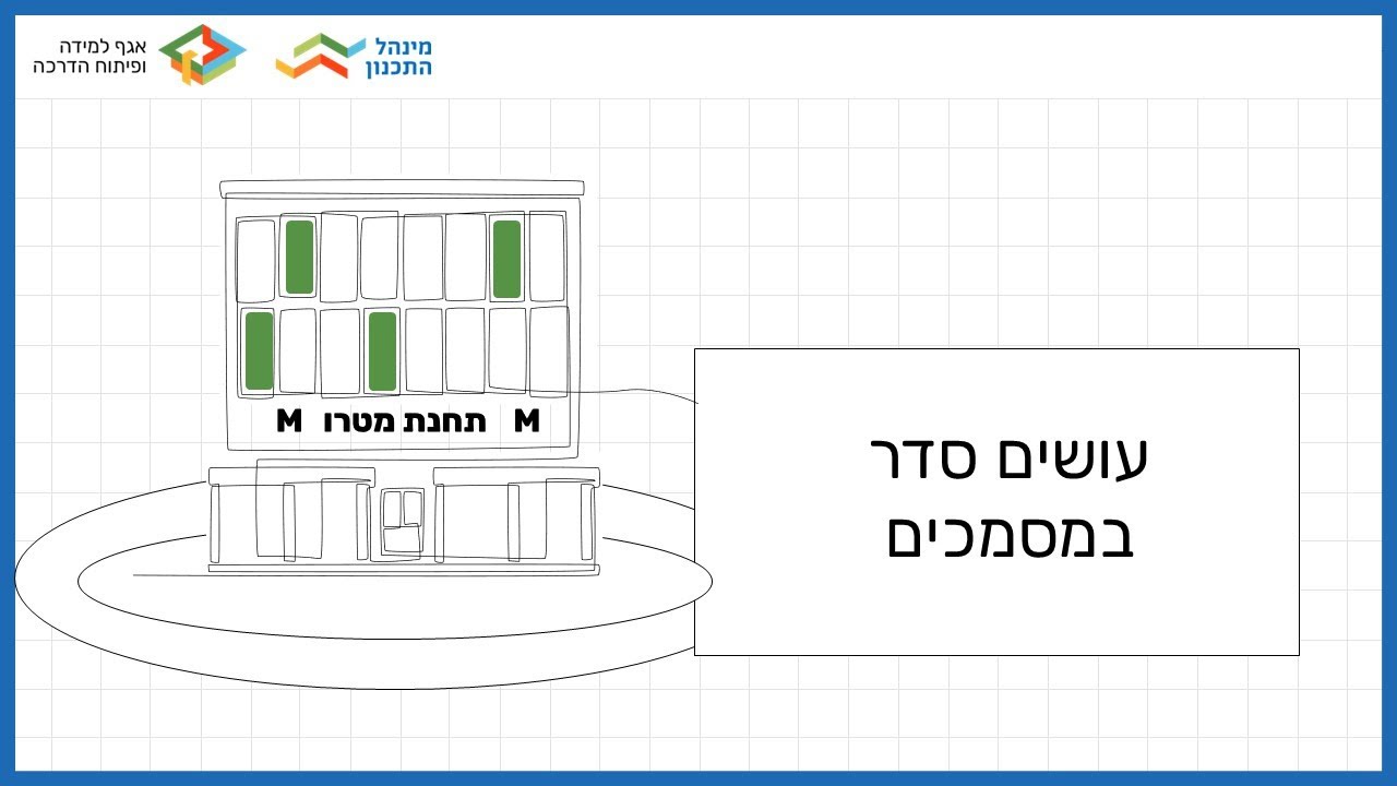 1. עושים סדר במסמכי התוכנית