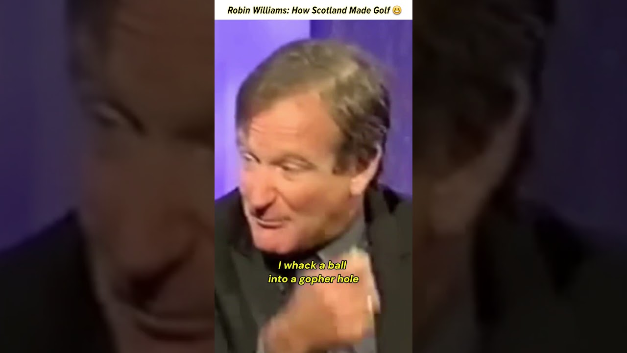 Робин Уильямс о Шотландии, изобретшей гольф 😂 #robinwilliams #scotland #golf #foryou #shorts #tre...