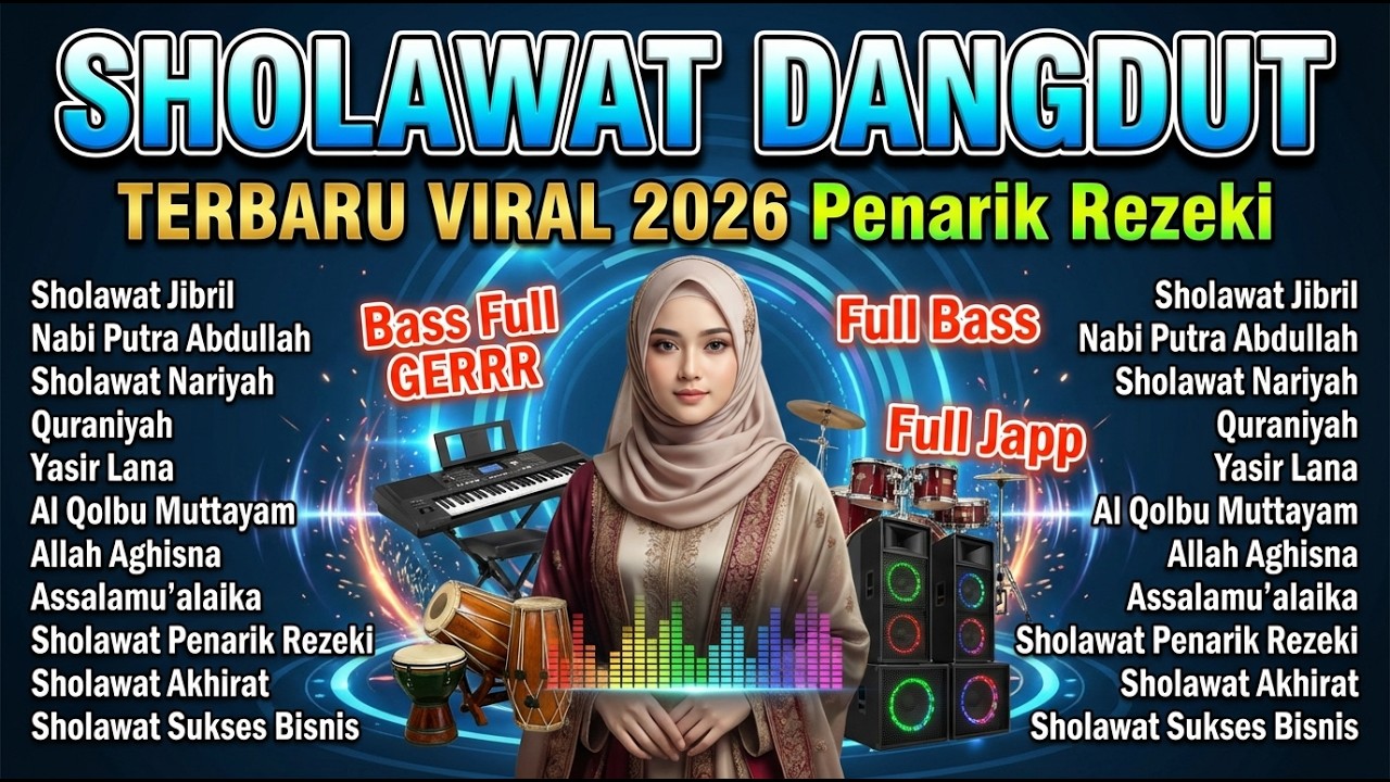 Lantunan Sholawat Nabi Pembawa Keberkahan | Membantu Rezeki Mengalir Lebih Tenang