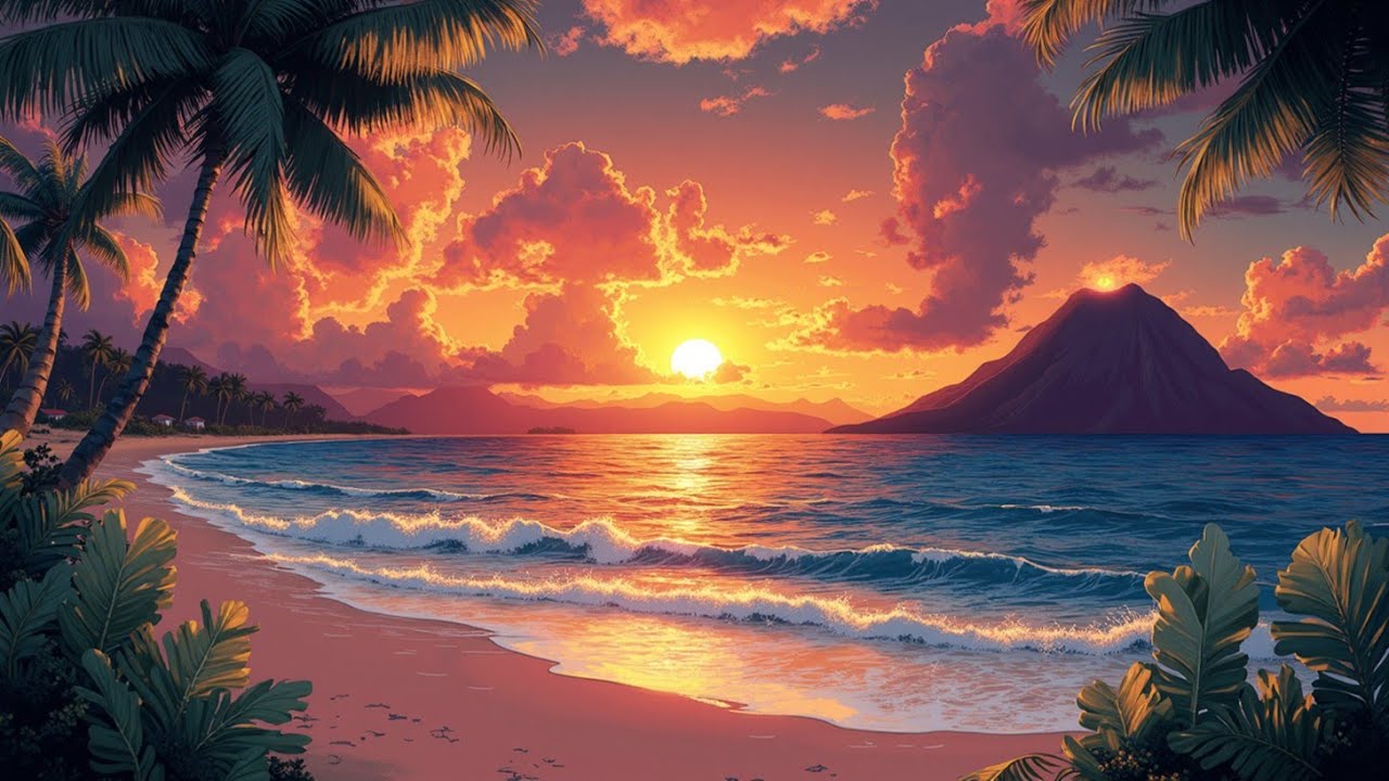 Tropical Evening Bossa | Relaxing Beach Bossa Nova for Summer Nights | Beach Music Bossa Nova