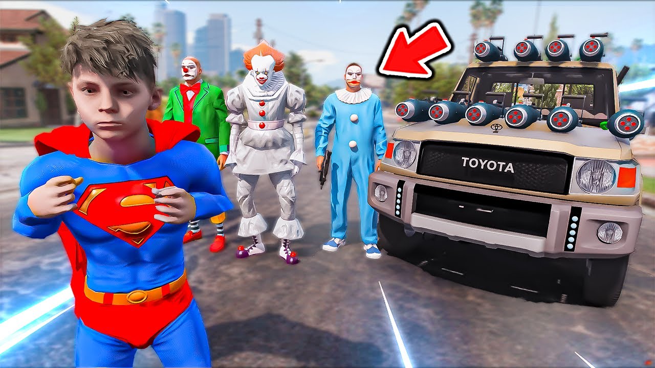 عصابة المهرجين والشاص الخارق خطفوني😱🔥!! l فلم قراند