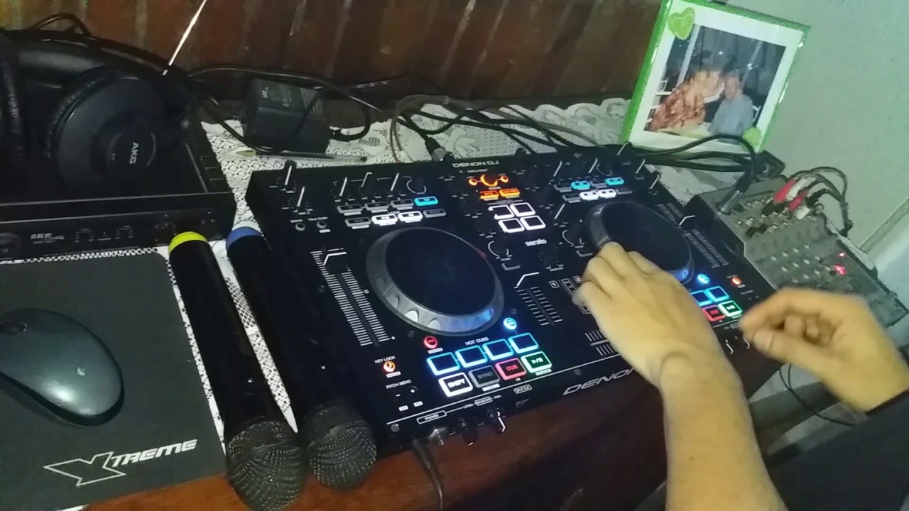 Ensayando un rato con la denon dj mc 4000