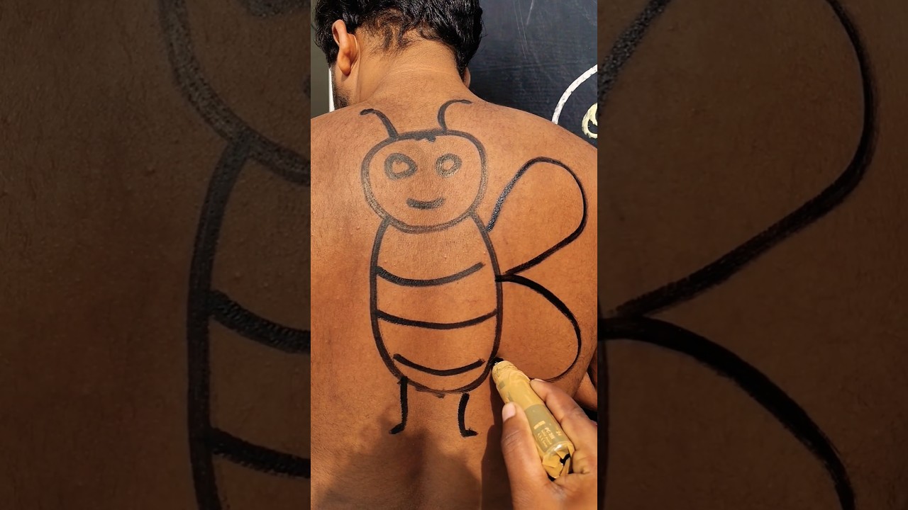 Honey Bee Drawing Challenge 🐝 | Guess The Drawing 