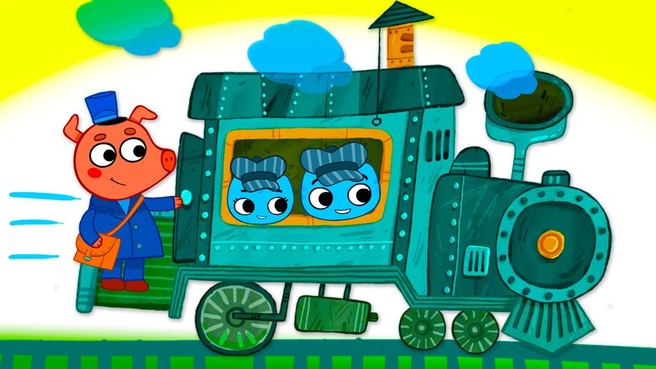 Kit e Kate – Il Trenino Mangia-Mangia – Cartoni animati per bambini Episodi 46