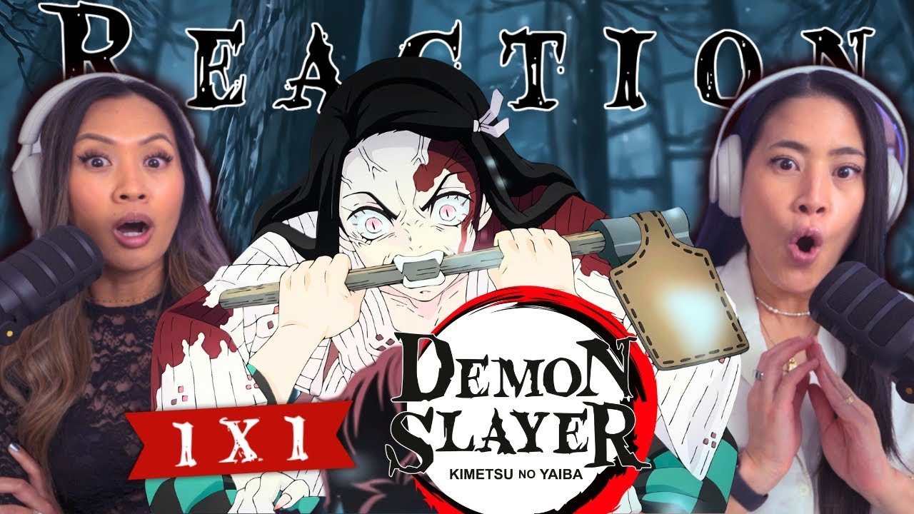 НАШ ПЕРВЫЙ АНИМЕ-СЕРИАЛ! 🫡 👹 Demon Slayer 1x1 «Жестокость» | Первая реакция и обзор