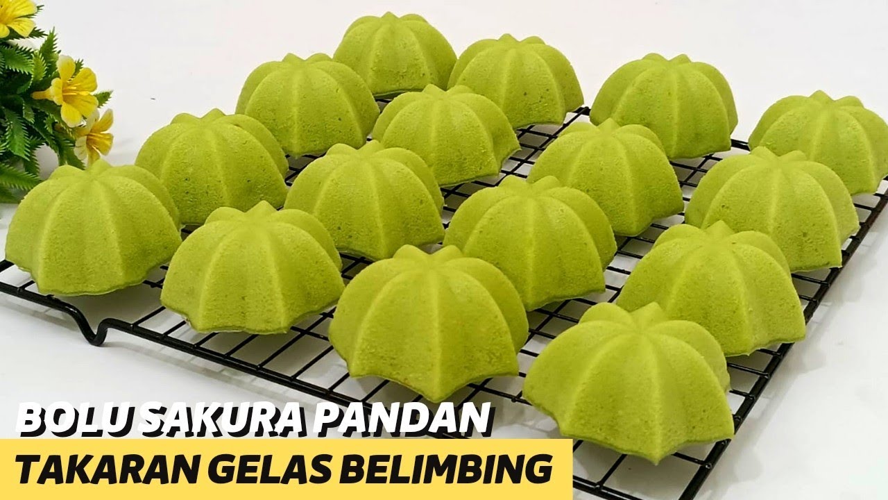 NO TELUR CUMA DIADUK AJA, ENAK DAN LEMBUT BANGEEET‼️BOLU SAKURA PANDAN