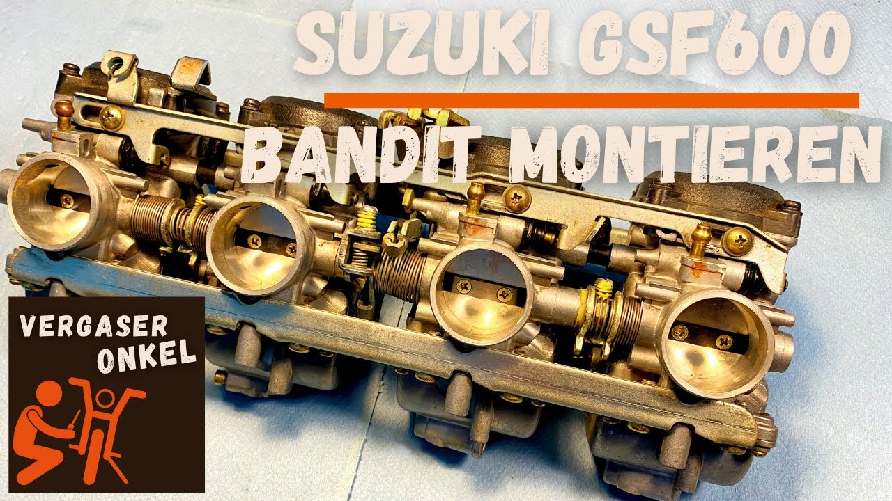 Vergaser Suzuki GSF600 GN77B Bandit montieren, ausführlich erklärt vom Vergaseronkel