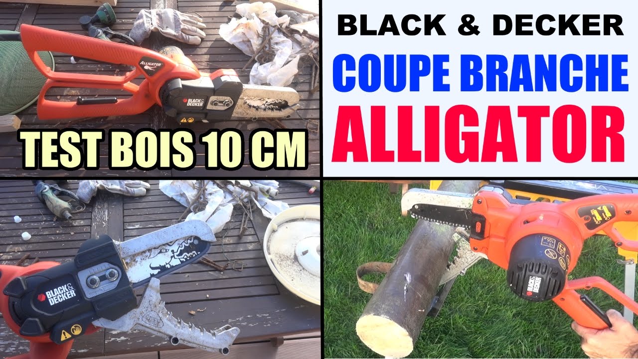 coupe branche alligator gk1000 black et decker Elektro-Astschere astsäge pruning saw