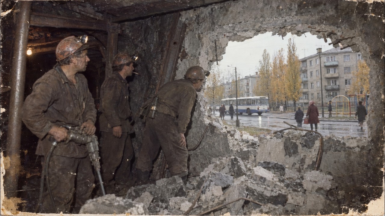 В 1987 Шахтёры пробили стену на глубине 1200 метров... За ней был обычный советский город!
