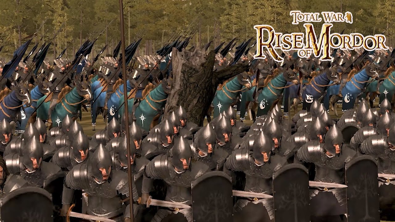 Rise Of Mordor -  Gondor Fight Against Lossarnach - LOTR  Cinematic Battle