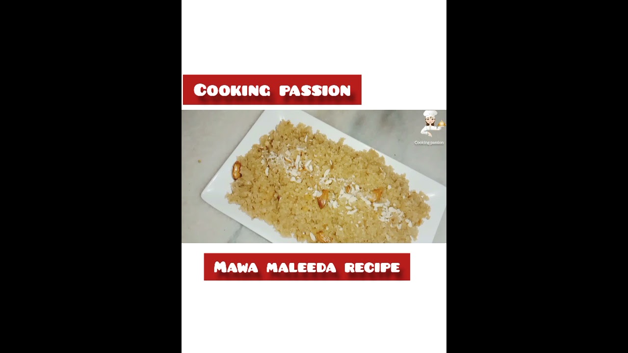 mawa maleeda recipe | by cooking passion