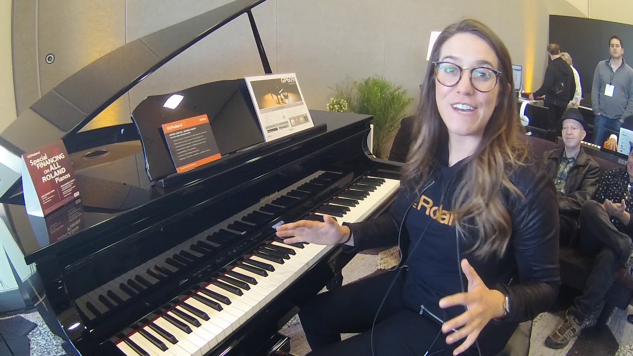 NAMM 2018   Roland GP 609 Digital Grand Piano