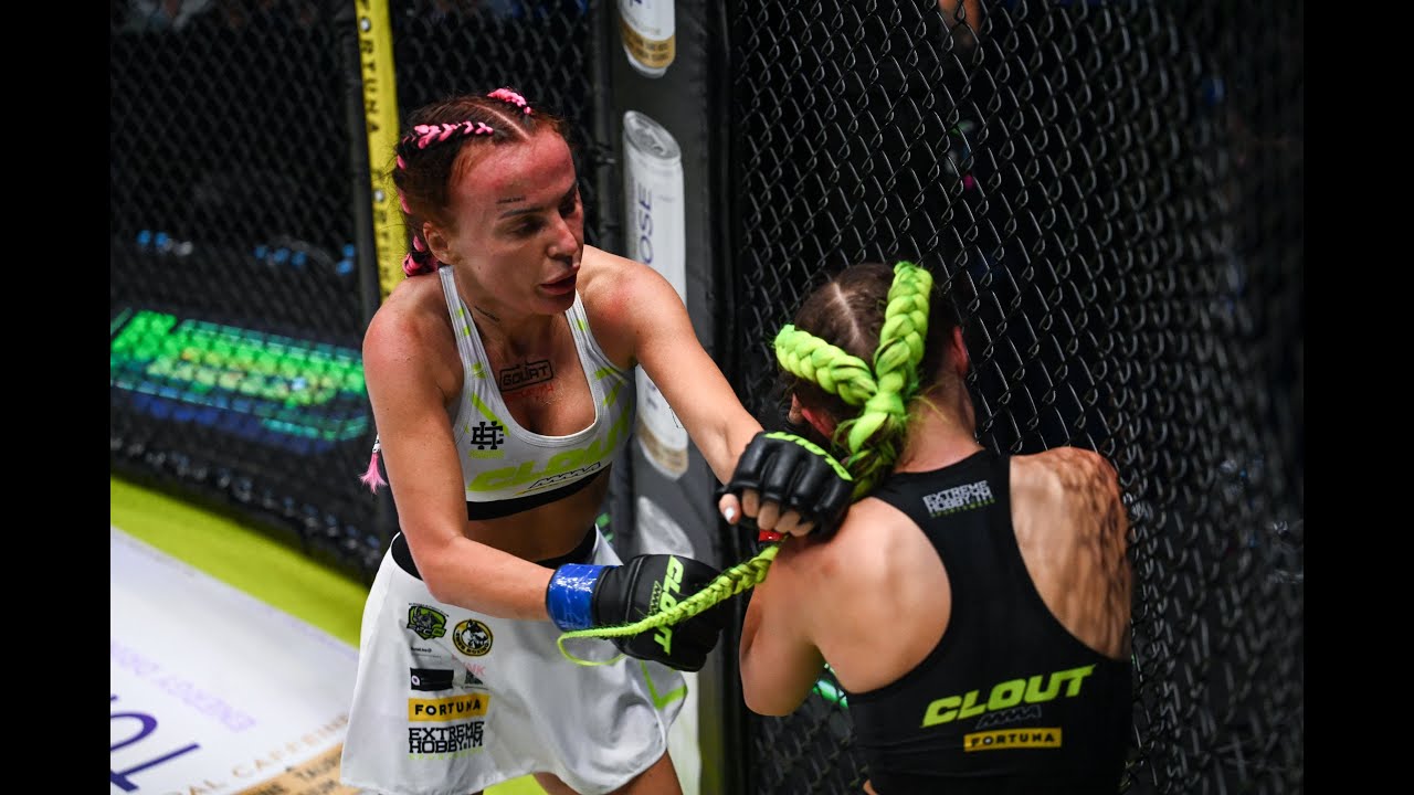 MONIKA LASKOWSKA NOKAUTUJE W DEBIUCIE | CLOUT MMA 1