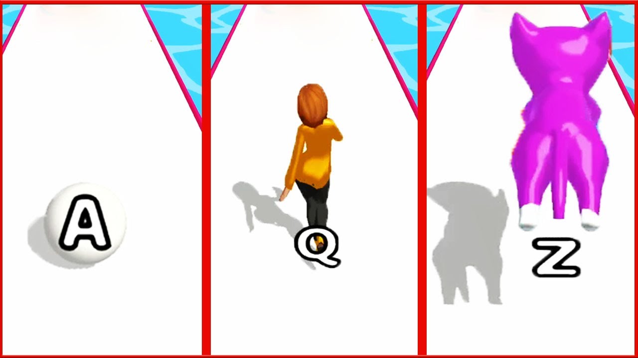 AZ Run - 2048 ABC Runner - Gameplay Walkthrough - Levels 1-30