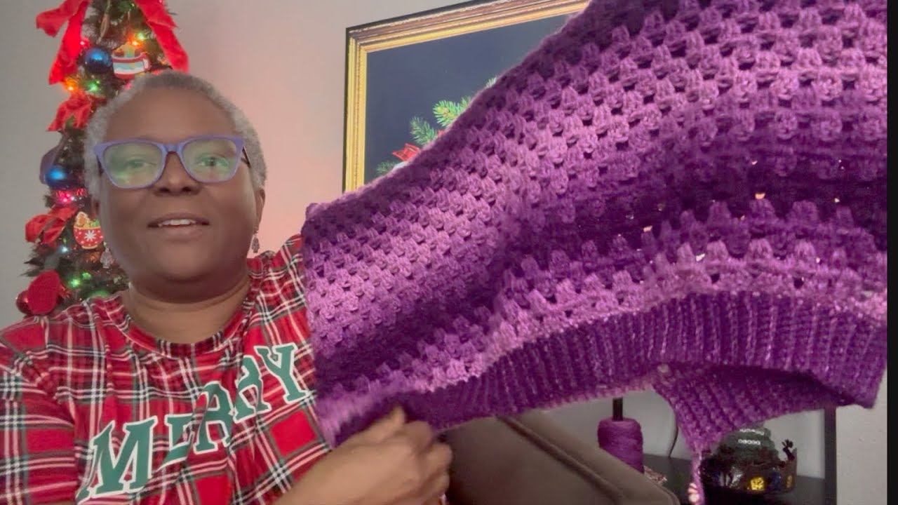 🎄😄🧶 12 дней вязания крючком — Вяжите вместе со мной! День 9🎄💜