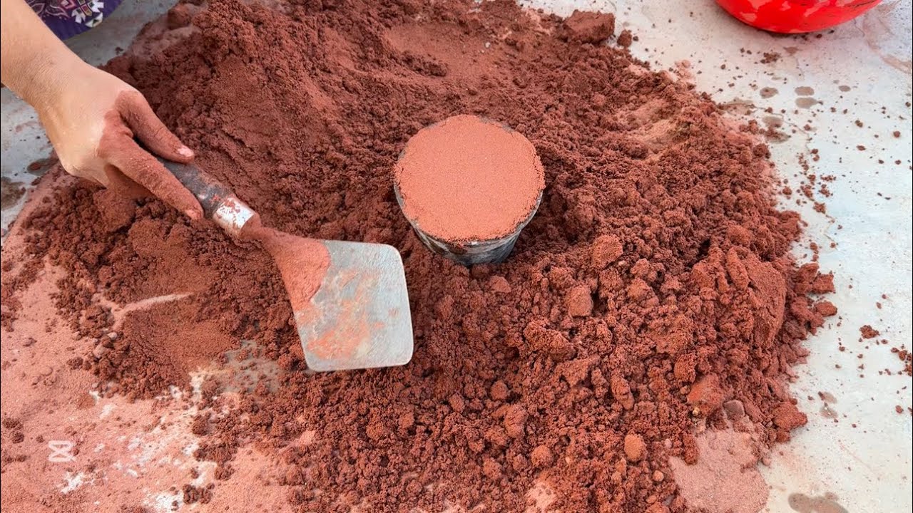 New shapes making vlog of golden red sand ||gloden red sand ko zyada krdiya ab