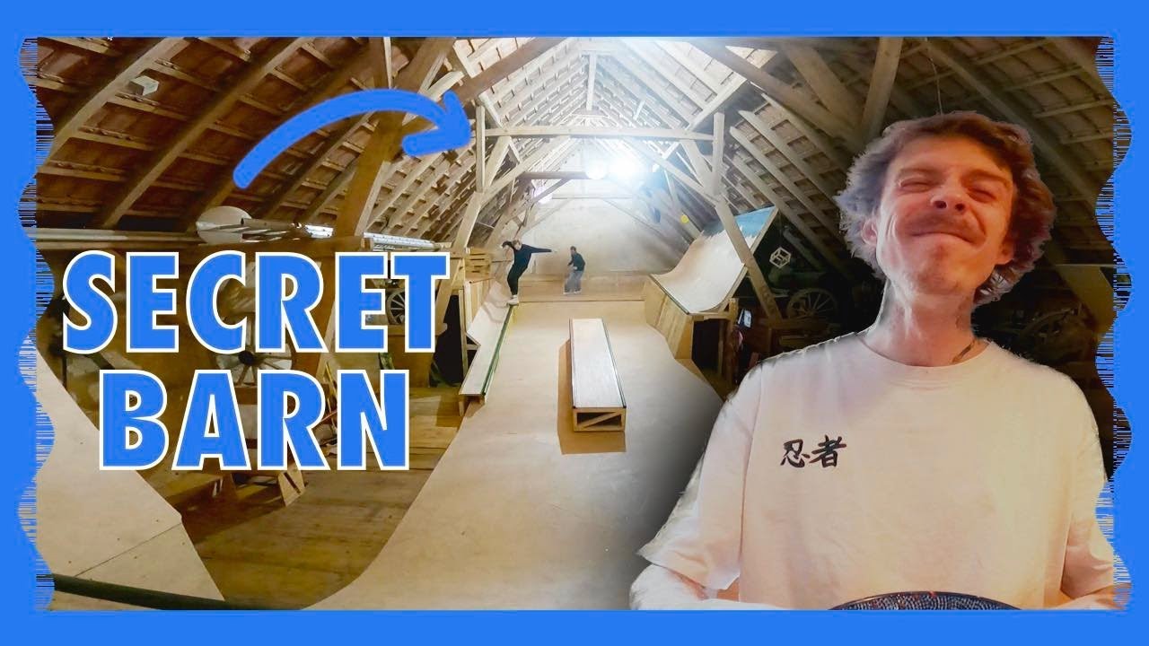 Alex Burston Skating A Secret Barn In Germany