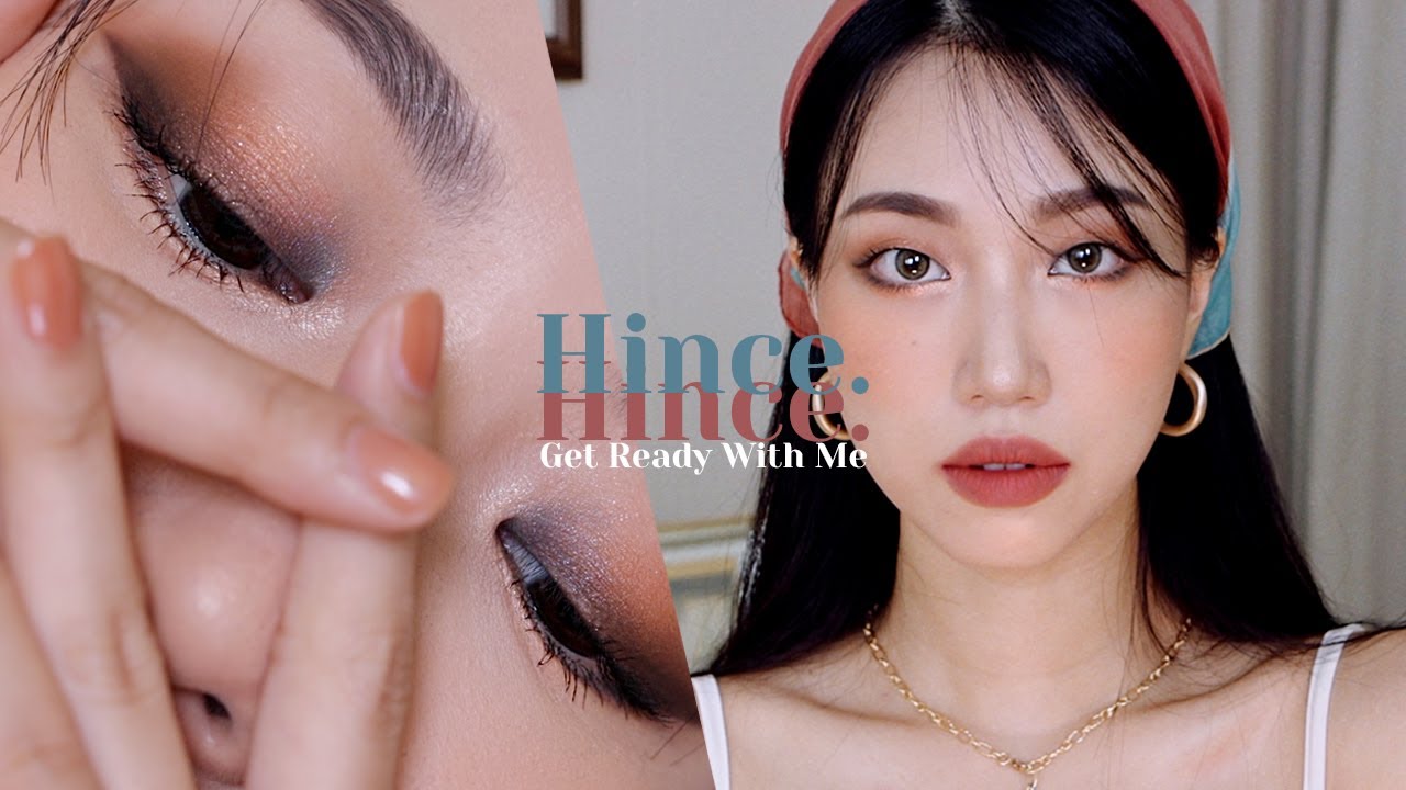 브라운+블루 포인트=오묘! 무쌍 메이크업 GRWM (힌스 팔레트 젠틀앤펌) | 민스코 Minsco