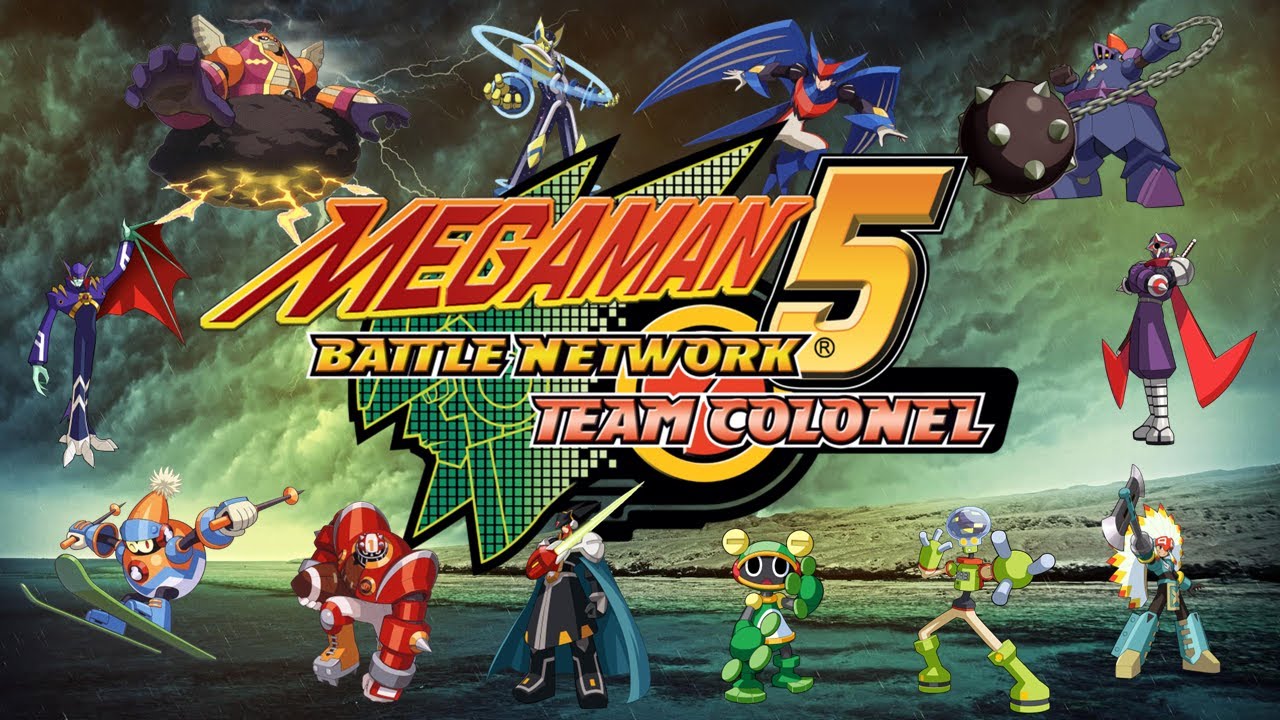 MMBN5 Team Colonel S Rank Bosses before beating the game